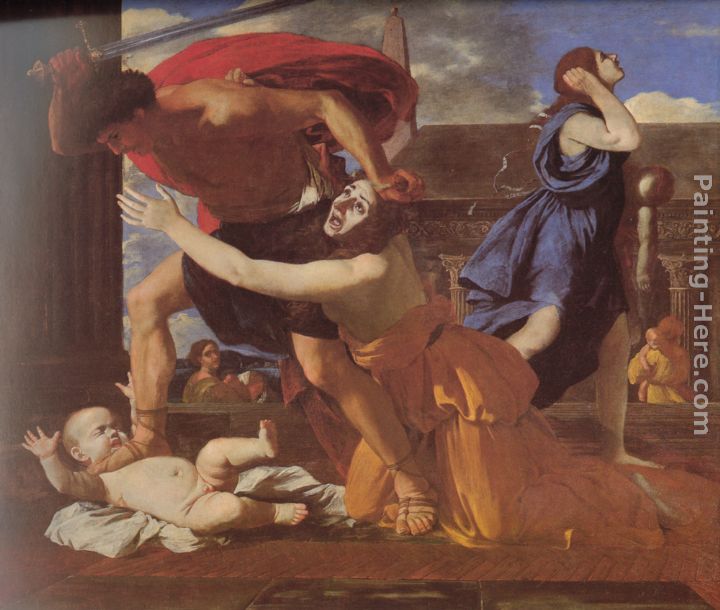 The Massacre of the Innocents painting - Nicolas Poussin The Massacre of the Innocents art painting